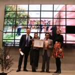 Peri Macdonald (Frasers Property), Monica Sutisna, Bhargav Sridhar, and Mary Casey (LFIA)